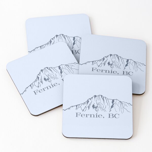 Item preview, Mount Hosmer Fernie BC outline designed and sold by Rock An Design.