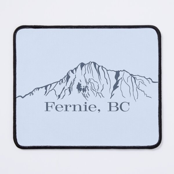 Item preview, Mount Hosmer Fernie BC outline designed and sold by Rock An Design.