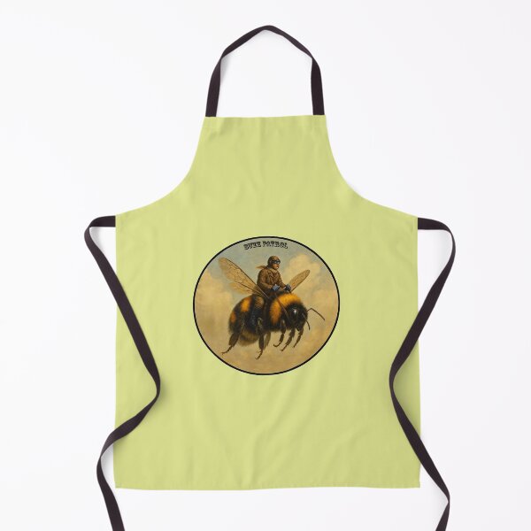 Item preview, Vintage Pilot Riding on the Back of a Flying Giant Honey Bee URM designed and sold by urmaddad.