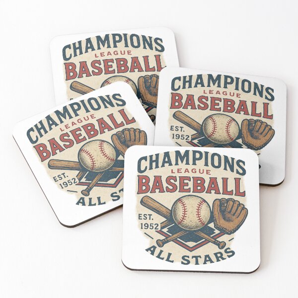 Item preview, Champions League Baseball - Vintage All Stars Design designed and sold by CreativeGorillas.
