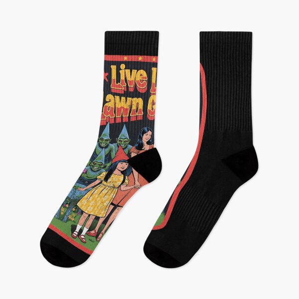 Item preview, Live, Laugh, Lawn Gnomes - Funny Retro Horror Design designed and sold by Vintagenaut Co..