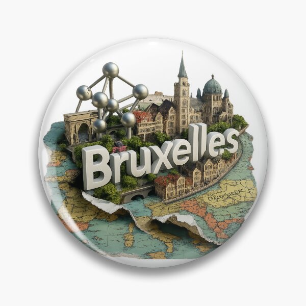 Item preview, Bruxelles map designed and sold by Kogart.