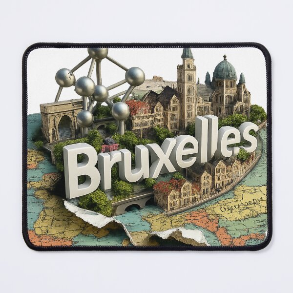 Item preview, Bruxelles map designed and sold by Kogart.