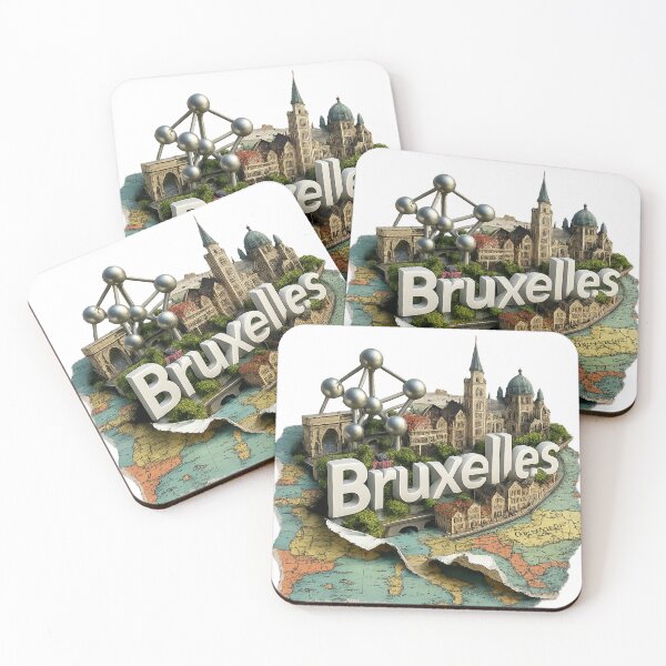 Item preview, Bruxelles map designed and sold by Kogart.