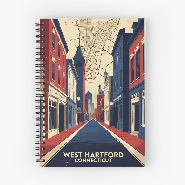 Item preview, West Hartford Connecticut 1950s USA Vintage Travel Tourism designed and sold by TravelersGems.
