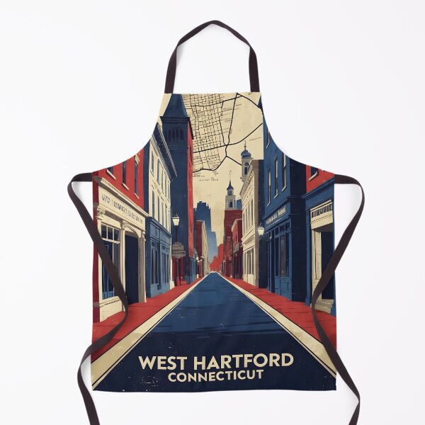 Item preview, West Hartford Connecticut 1950s USA Vintage Travel Tourism designed and sold by TravelersGems.