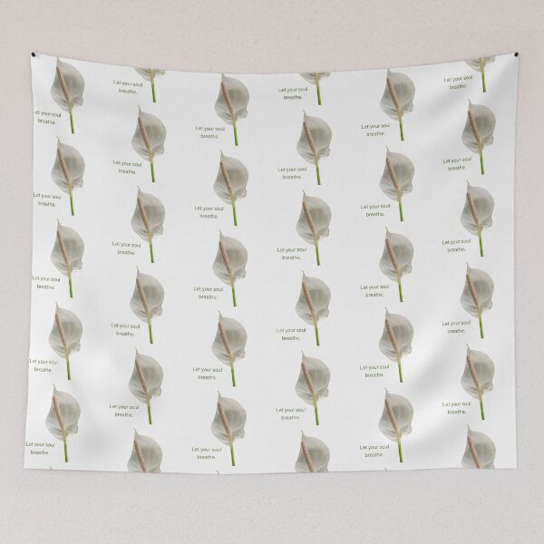 Item preview, Let your soul breathe, peace lily  designed and sold by Josephine Ethereal.
