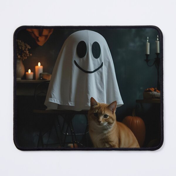 Item preview, Yellow Cat Puppy With a Ghost Puppy. designed and sold by Extintos.