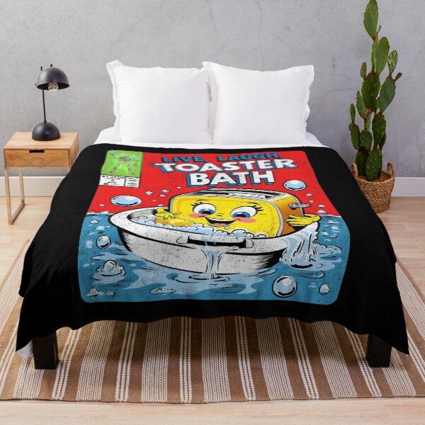 Item preview, Live, Laugh, Toaster Bath - Dark Humor Comic Book Design designed and sold by Vintagenaut Co..