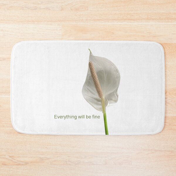 Item preview, Everything will be fine, peace lily  designed and sold by Josephine Ethereal.