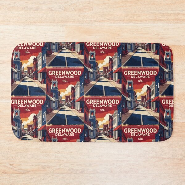 Item preview, Greenwood Delaware USA Vintage Travel Tourism designed and sold by TravelersGems.
