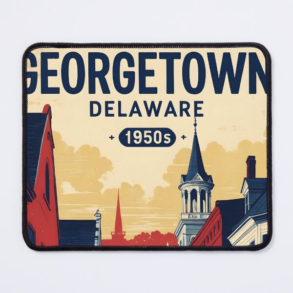 Item preview, Georgetown Delaware USA Vintage Travel Tourism designed and sold by TravelersGems.