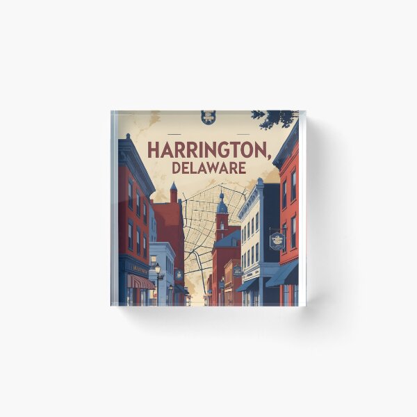 Item preview, Harringtown Delaware USA Vintage Travel Tourism designed and sold by TravelersGems.