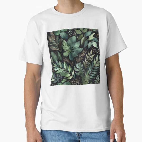 Item preview, Green Luxury leaves pattern designed and sold by AnnaArtbyAMNA.