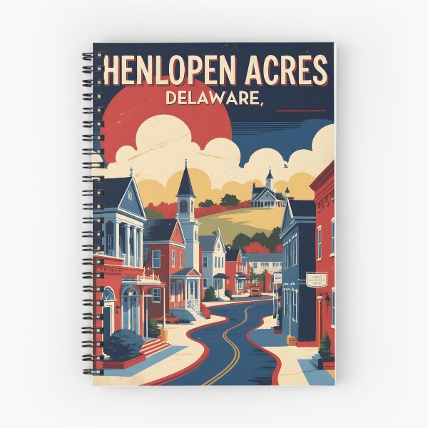 Item preview, Henlopen Acres Delaware USA Vintage Travel Tourism designed and sold by TravelersGems.
