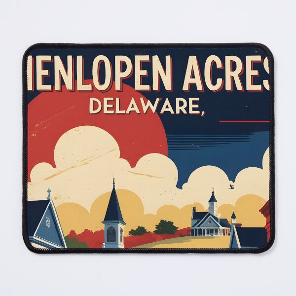 Item preview, Henlopen Acres Delaware USA Vintage Travel Tourism designed and sold by TravelersGems.