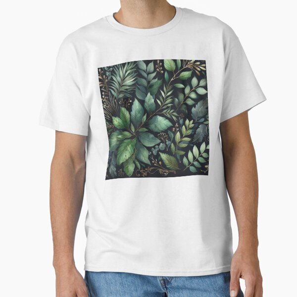 Item preview, Green Luxury leaves pattern designed and sold by AnnaArtbyAMNA.