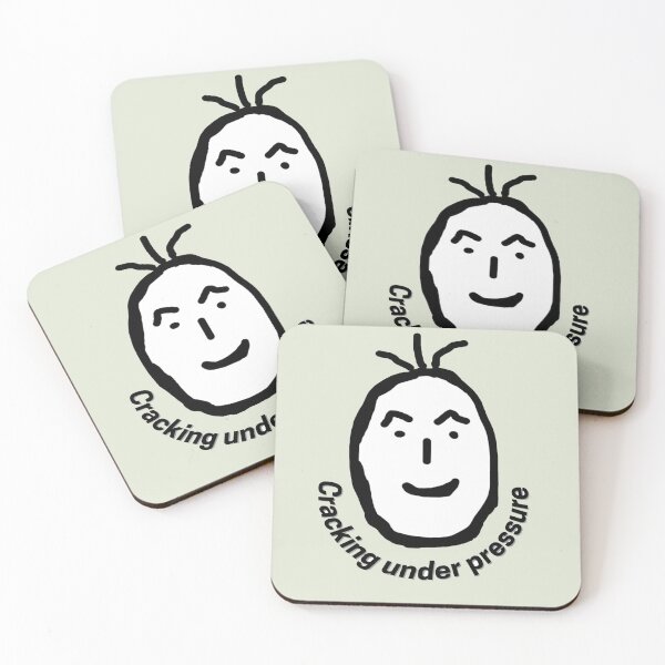 Item preview, Cute "Cracking Under Pressure" Doodle designed and sold by tinkeybabes.