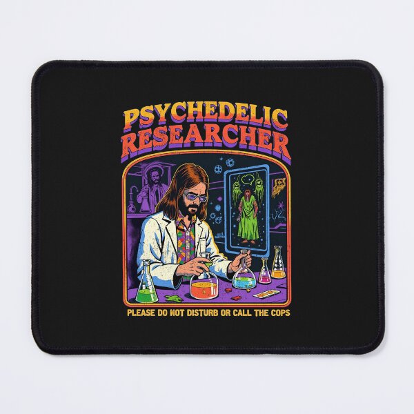 Item preview, Psychedelic Researcher - Retro Trippy Lab Design designed and sold by Vintagenaut Co..