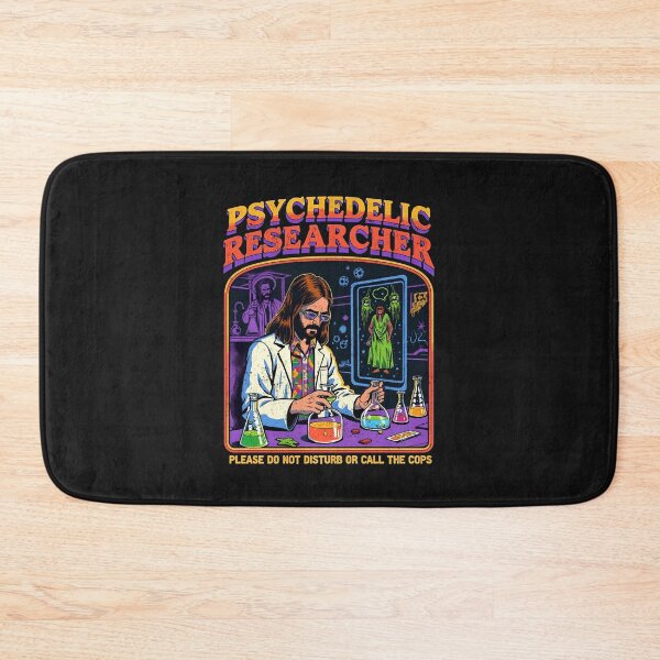 Item preview, Psychedelic Researcher - Retro Trippy Lab Design designed and sold by Vintagenaut Co..