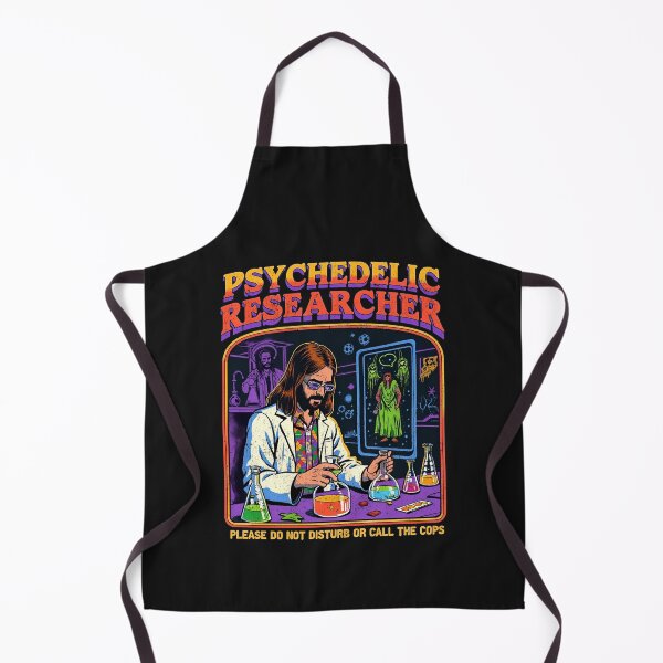 Item preview, Psychedelic Researcher - Retro Trippy Lab Design designed and sold by Vintagenaut Co..