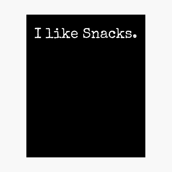 Item preview, I like snacks funny snack lover cute snack eater vintage designed and sold by snowry.