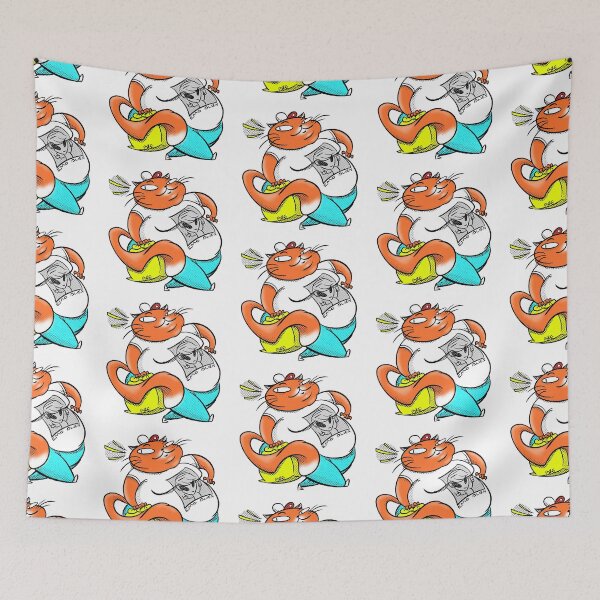 Item preview, the cat has something in his bag designed and sold by pollosparatodos.