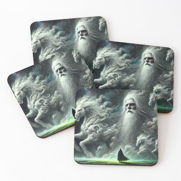 Item preview, "Dagr – Norse God of Daylight | Shining Mythic Sky Rider Fantasy Art" designed and sold by Umbra666.