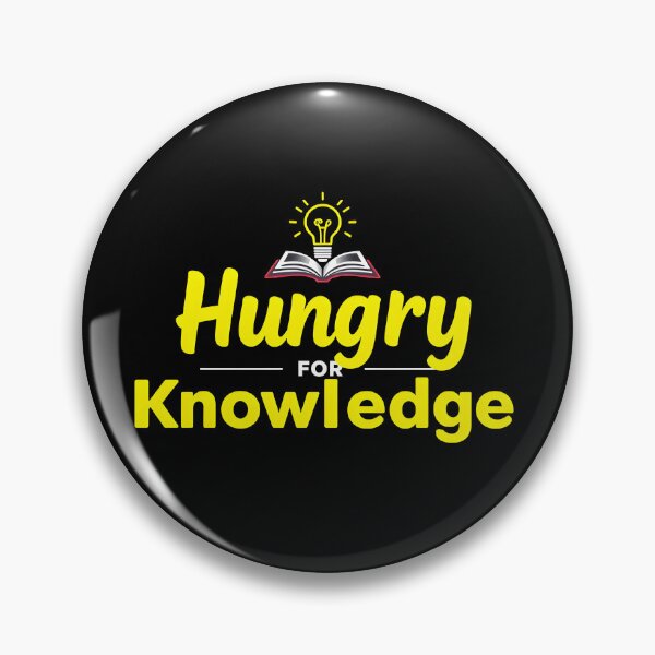 Item preview, Stay Hungry for Knowledge Motivational Light Bulb Design designed and sold by ViblystPrints.