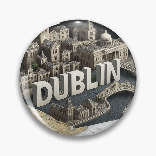Item preview, Dublin map designed and sold by Kogart.