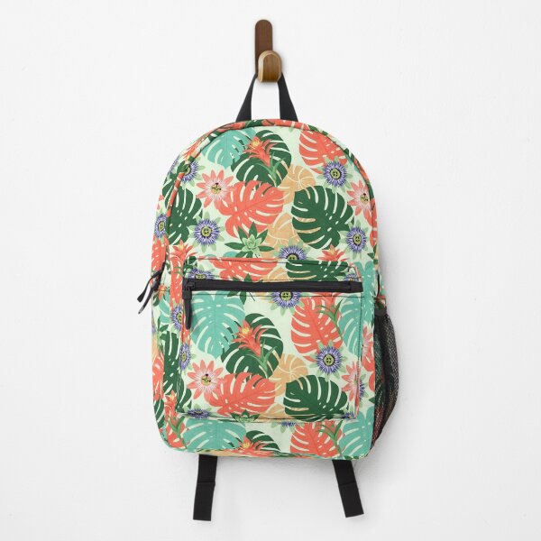 Item preview, Tropical Leaves and Flowers Seamless Pattern – Modern Jungle Vibes designed and sold by SeGoArtDesign.