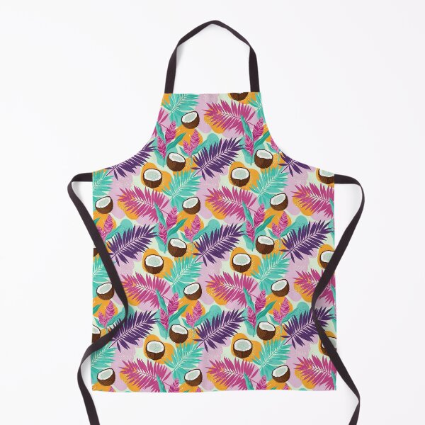 Item preview, Coconut & Palm Tropical Seamless Pattern – Vibrant Beach Vibes designed and sold by SeGoArtDesign.