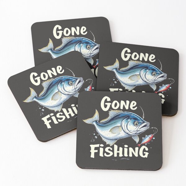 Item preview, Gone Fishing – Bold Retro Fish Art Design designed and sold by SaltyLinesOut.