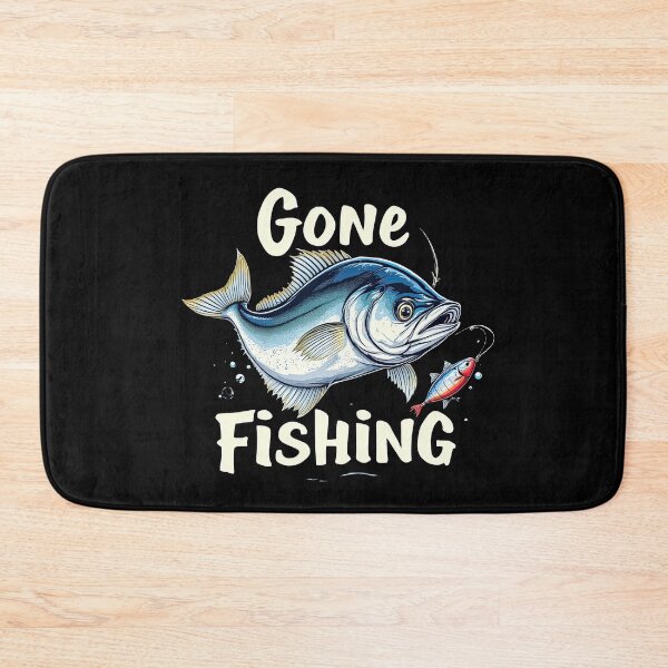 Item preview, Gone Fishing – Bold Retro Fish Art Design designed and sold by SaltyLinesOut.