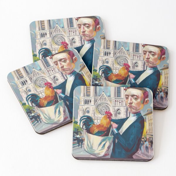 Item preview, Lyon, France Travel Poster – Rooster Tote | Dry Humor French Wall Art designed and sold by LeQuirks.