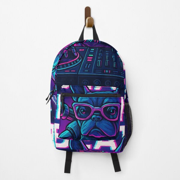 Item preview, Cyberpunk DJ Dog – Bark wave Beats Art designed and sold by SassyArtistry.