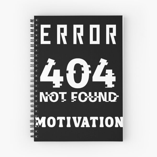Item preview, 404 Error: Motivation Not Found designed and sold by MINSET WEAR ® – Born from Mindset, Built on Discipline..