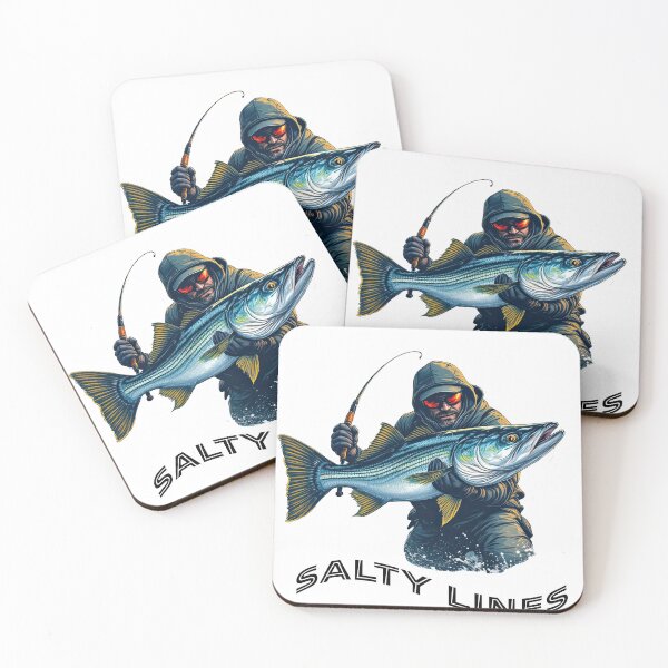 Item preview, Salty Lines — Hardcore Angler Graphic designed and sold by SaltyLinesOut.