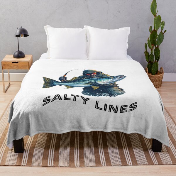 Item preview, Salty Lines — Hardcore Angler Graphic designed and sold by SaltyLinesOut.