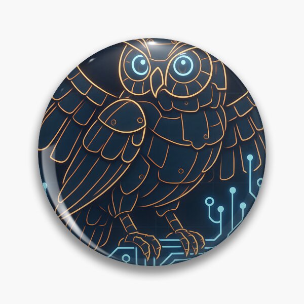 Item preview, Cyber Owl Circuit Board Tech Art designed and sold by SassyArtistry.