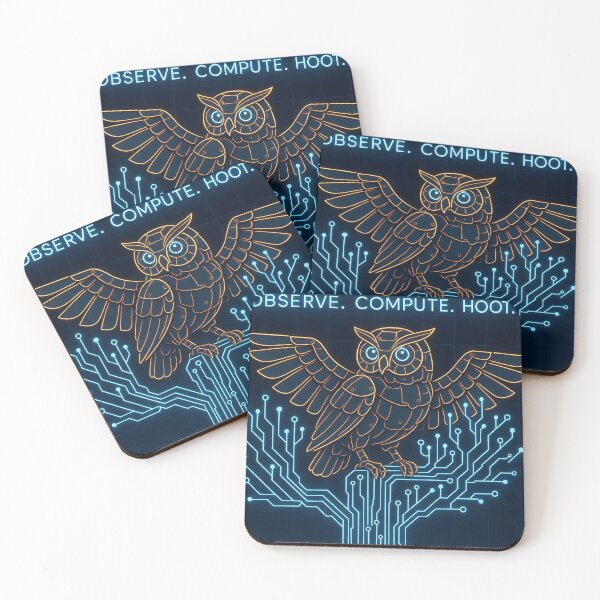 Item preview, Cyber Owl Circuit Board Tech Art designed and sold by SassyArtistry.
