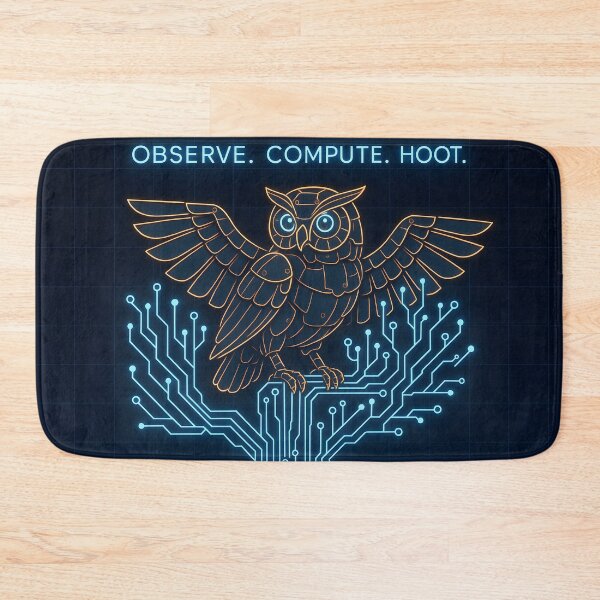 Item preview, Cyber Owl Circuit Board Tech Art designed and sold by SassyArtistry.