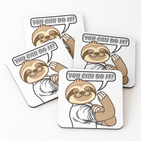 Item preview, Sloth can do it! designed and sold by plushism.