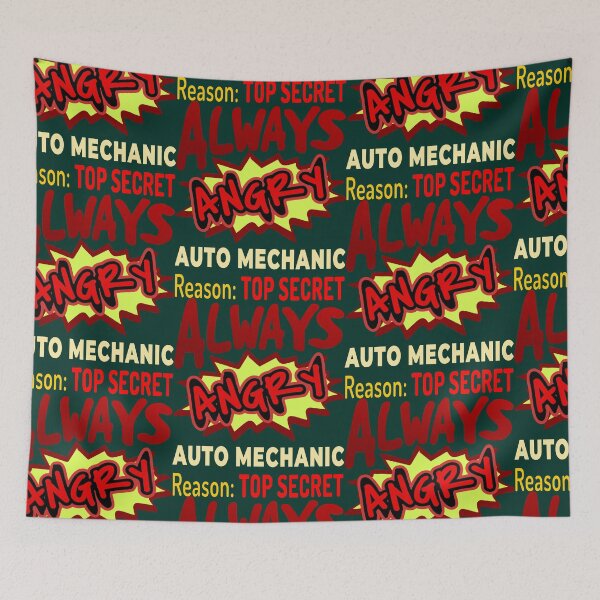 Item preview, Angry Auto Mechanic Reason: Top Secret designed and sold by DNC1134.