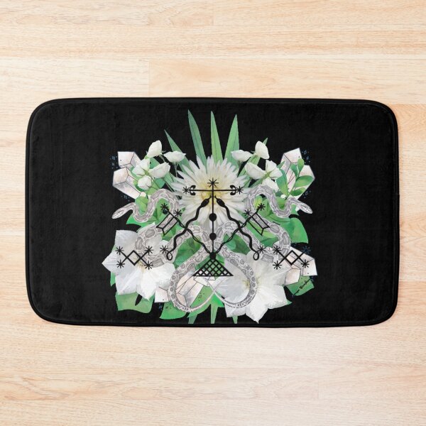 Item preview, White Damballah Floral Veve  designed and sold by artbyomega.