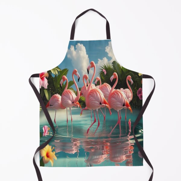 Item preview, Synchronized Flamingo Ballet in Turquoise Paradise designed and sold by Max Store.