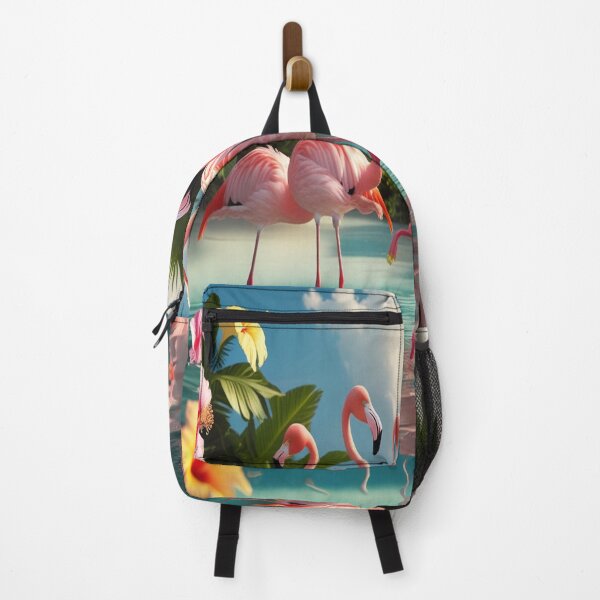 Item preview, Synchronized Flamingo Ballet in Turquoise Paradise designed and sold by Max Store.