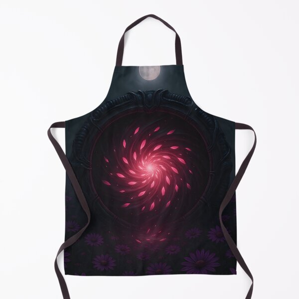 Item preview, Glowing Alien Portal in Flower Field designed and sold by SassyArtistry.