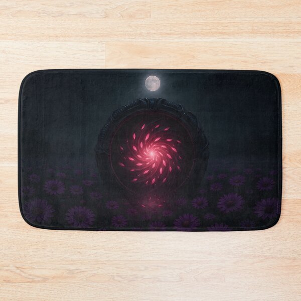 Item preview, Glowing Alien Portal in Flower Field designed and sold by SassyArtistry.