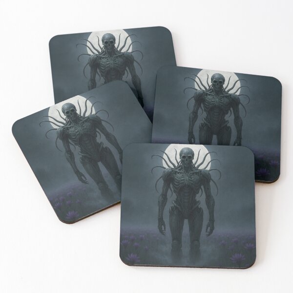 Item preview, Tentacled Alien Horror Under Full Moon designed and sold by SassyArtistry.